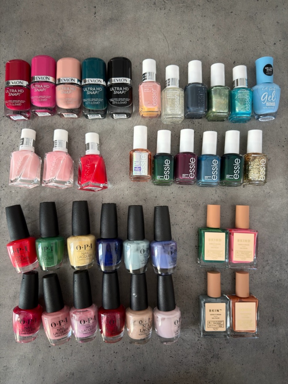 36 Nail Polish Lot OPI, Essie, Revlon & More